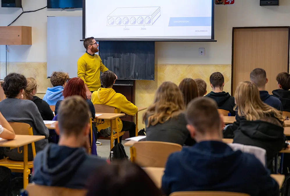 Přednáška GOLDBECK na škole